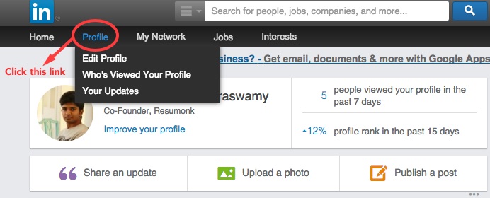 convert your linkedin profile to a beautiful resume