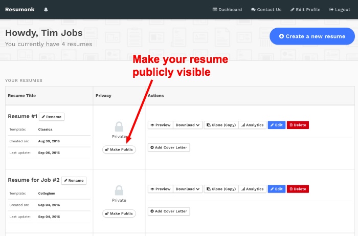 how to make a pdf resume
