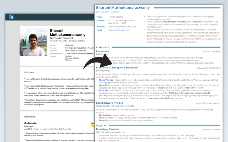 Contoh Rekomendasi Di Linkedin Profile On Resume IMAGESEE