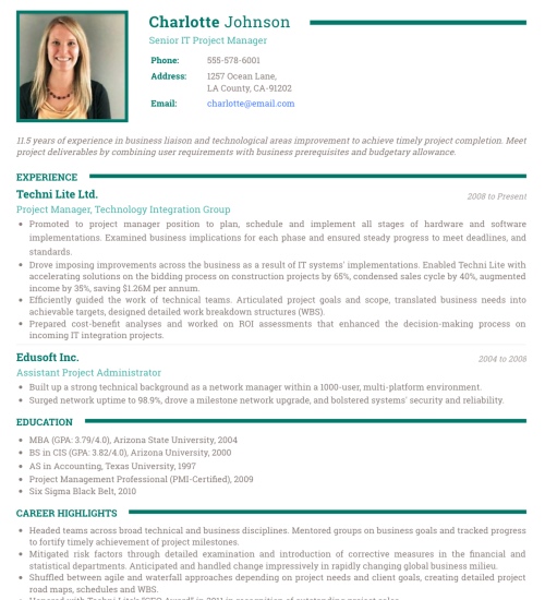Detailed Cv Template from www.resumonk.com
