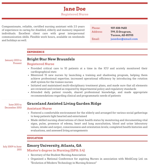 Professional Resume Template & Format - 'Modernism'