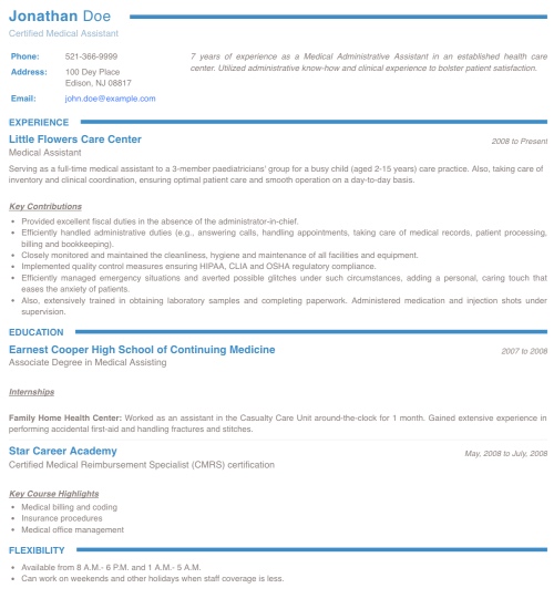 Resume Template - 'Collegium'