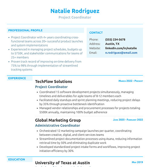 Resume template and format: Stylismo