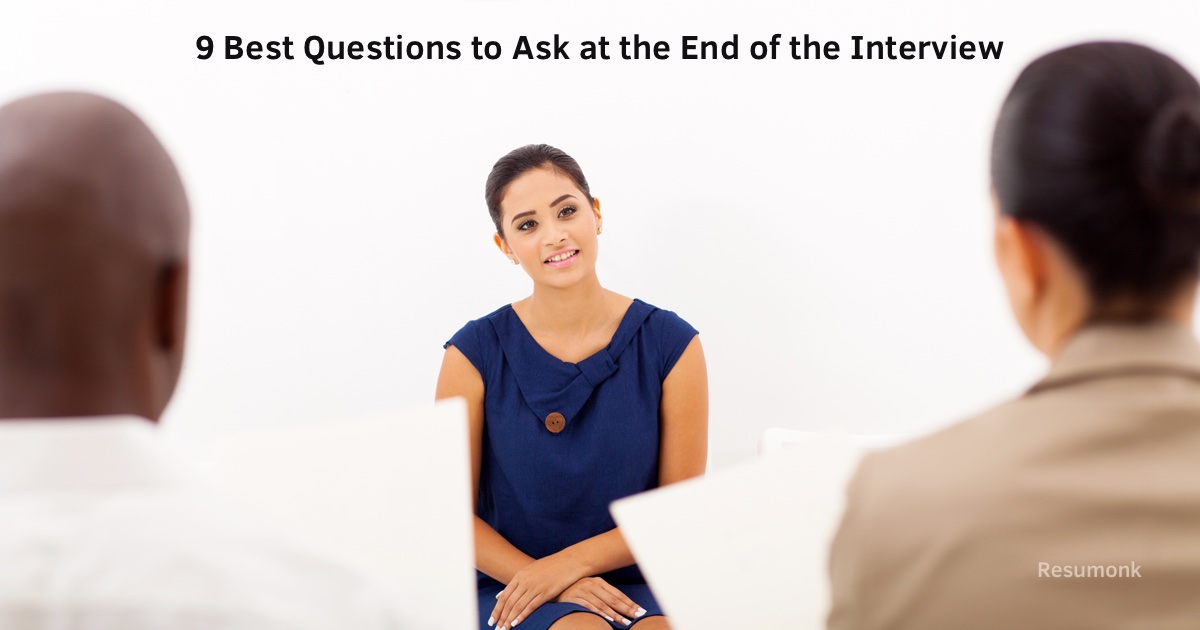 9 best questions to ask at the end of the interview cv operations manager