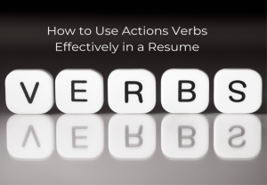 Action Verbs for a Resume